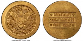 Abd al-Aziz Bin Sa'ud gold Pound ND (1947) MS63 PCGS, Philadelphia mint, KM35, Fr-191. Struck by the US government to the weight of one British Sovere...