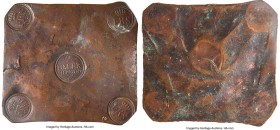 Frederick I Plate Money 2 Daler 1720 XF/AU, Avesta mint, KM-PM71, AAH-210, Tingström-Plate 298. 186x164mm. 1485gm. A first-year issue from Frederick's...