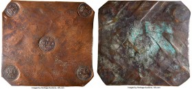 Frederick I Plate Money 4 Daler 1727 XF, Avesta mint, KM-PM74, AAH-190, Tingström-Plate 294. 245x231mm. 2995.8gm. An even and well-finished plate, per...