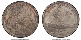 Lucerne. Canton silver Specimen "Merit" Medal 1699 SP58 PCGS, Haller-1086, Wunderly-1548, SM-809. 48mm. 55.76gm. By P.H. Muller. A rather rare medalli...