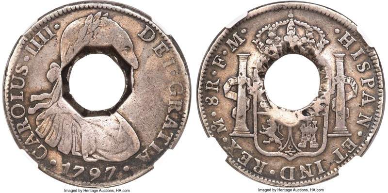 British Colony 9 Shillings (9 Bits) ND (1811) VF25 NGC, KM-A14.1, Prid-3. 23.99g...