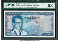 Belgian Congo Banque Centrale du Congo Belge 1000 Francs 15.8.1958 Pick 35 PMG About Uncirculated 53. 

HID09801242017

© 2020 Heritage Auctions | All...