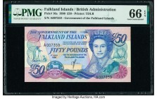 Falkland Islands Government of the Falkland Islands 50 Pounds 1.7.1990 Pick 16a PMG Gem Uncirculated 66 EPQ. 

HID09801242017

© 2020 Heritage Auction...