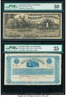 Colombia Banco De Santander 5 Pesos 1.6.1900 Pick S832b PMG Very Fine 25. Guatemala Banco Americano de Guatemala 1 Peso 26.1.1923 Pick S116 PMG Very F...