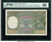 India Reserve Bank of India 100 Rupees ND (1944) Pick 20c Jhun4.7.3A-B PMG Extremely Fine 40. Staple and spindle holes at issue. 

HID09801242017

© 2...