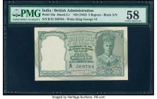 India Reserve Bank of India 5 Rupees ND (1943) Pick 23a Jhun4.4.1 PMG Choice About Unc 58. Staple holes at issue.

HID09801242017

© 2020 Heritage Auc...