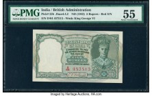 India Reserve Bank of India 5 Rupees ND (1943) Pick 23b Jhun4.4.2 PMG About Uncirculated 55. Staple holes at issue.

HID09801242017

© 2020 Heritage A...