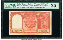 India Persian Gulf Issue 10 Rupees ND (1959-70) Pick R3 Jhun&Rez 6.12.3.1 PMG Very Fine 25. Staple holes at issue.

HID09801242017

© 2020 Heritage Au...