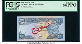 Iraq Central Bank of Iraq 250 Dinars 2003 / AH1424 Pick 91as Specimen PCGS Gem New 66PPQ. 

HID09801242017

© 2020 Heritage Auctions | All Rights Rese...