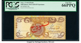 Iraq Central Bank of Iraq 1000 Dinars 2013 / AH1435 Pick 99s Specimen PCGS Gem New 66PPQ. 

HID09801242017

© 2020 Heritage Auctions | All Rights Rese...