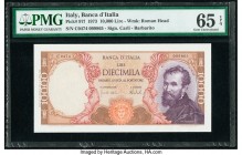 Italy Banca d'Italia 10,000 Lire 15.2.1973 Pick 97f PMG Gem Uncirculated 65 EPQ. 

HID09801242017

© 2020 Heritage Auctions | All Rights Reserved