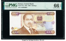 Kenya Central Bank of Kenya 1000 Shillings 12.12.1994 Pick 34a PMG Gem Uncirculated 66 EPQ. 

HID09801242017

© 2020 Heritage Auctions | All Rights Re...
