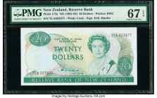 New Zealand Reserve Bank of New Zealand 20 Dollars ND (1981-85) Pick 173a PMG Superb Gem Unc 67 EPQ. 

HID09801242017

© 2020 Heritage Auctions | All ...