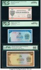 Rhodesia Reserve Bank of Rhodesia 1; 5 Dollar/s 1978 Pick 32b; 34c PCGS Gem New 66PPQ; PMG Gem Uncirculated 66 EPQ. Faeroe Islands Foroyar 10 Kronur 1...