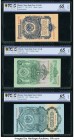 Russia State Treasury Notes 1; 3; 5 Ruble/s 1947 (ND 1957) Pick 217; 218; 220 PCGS Gem UNC 65OPQ. 

HID09801242017

© 2020 Heritage Auctions | All Rig...