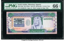 Saudi Arabia Saudi Arabian Monetary Agency 500 Riyals ND (1983) / AH1379 Pick 26b PMG Gem Uncirculated 66 EPQ. 

HID09801242017

© 2020 Heritage Aucti...