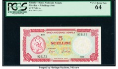 Somalia Banco Nazionale Somala 5 Scellini = 5 Shillings 1966 Pick 5a PCGS Very Choice New 64. 

HID09801242017

© 2020 Heritage Auctions | All Rights ...