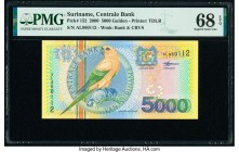 Suriname Centrale Bank 5000 Gulden 1.1.2000 Pick 152 PMG Superb Gem Unc 68 EPQ. 

HID09801242017

© 2020 Heritage Auctions | All Rights Reserved