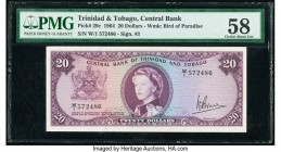 Trinidad & Tobago Central Bank of Trinidad and Tobago 20 Dollars 1964 Pick 29c PMG Choice About Unc 58. Staple holes.

HID09801242017

© 2020 Heritage...
