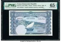 Yemen Democratic Republic South Arabian Currency Authority 1 Dinar ND (1965) Pick 3a PMG Gem Uncirculated 65 EPQ. 

HID09801242017

© 2020 Heritage Au...