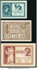 Yugoslavia Sparkasse der Provinz Laibach 50 Cent = 1/2; 1; 2 Lira 28.11.1944 Pick R16; R17; R18 Crisp Uncirculated. 

HID09801242017

© 2020 Heritage ...