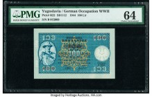 Yugoslavia Sparkasse der Provinz Laibach 100 Lir 14.9.1944 Pick R22 PMG Choice Uncirculated 64. Erasure.

HID09801242017

© 2020 Heritage Auctions | A...