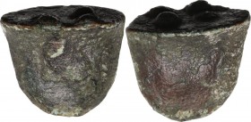 Sicily. Akragas. AE Cast Trias, c. 450 BC. Eagle/Crab. / Four pellets. CNS I 1. AE. 14.46 g. 20.00 mm. F/VF.