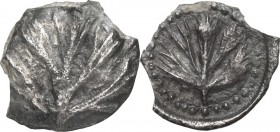 Sicily. Selinos. AR Obol, circa 515-480/70 BC. Selinon leaf. / Selinon leaf within beaded circular border. SNG ANS 687; HGC 2 1217 (trihemiobol). AR. ...