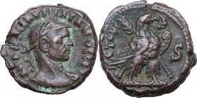 Aurelian (270-275). BI Tetradrachm, Alexandria (Egypt) 274-275. Bust right, laureate, cuirassed. / Eagle standing right, holding palm and wreath. K&G ...