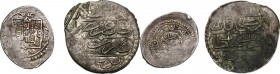Lot of 2 AR coins, an Ilkhanid Dirham and Ottoman, Mahmud I, AR 1/4 Ryal, Tunis, AH 1148. AR. Both near VF, the second Scarce.