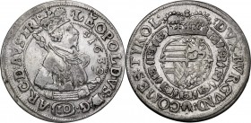 Austria. Leopold V (1619-1632). AR 10 Kreuzer 1632, Hall mint. M-T 479. AR. 4.44 g. 29.00 mm. VF+.