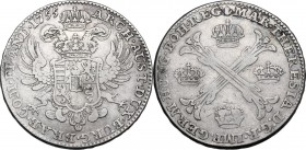 Austria. Maria Theresia (1740-1780). AR Taler 1755, Austrian Netherlands, Antwerp mint. Dav. 1282; Delmonte 387. AR. 29.34 g. 39.00 mm. VF+.