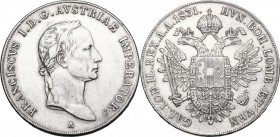 Austria. Franz I (1804-1835). AR Taler 1831 A, Wien mint. Dav. 10; Herinek 360. AR. 27.99 g. 40.00 mm. Fields smoothed VF.