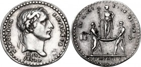 France. Napoleon Bonaparte (1801-1815). AR Medal, AN XIII (1804) for the Coronation of Napoleon as Emperor. Bram. 330; Julius 1271; Essling 1024.. AR....