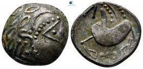Eastern Europe. Mint in the northern Carpathian region circa 200-100 BC. "Schnabelpferd" type. Tetradrachm AR