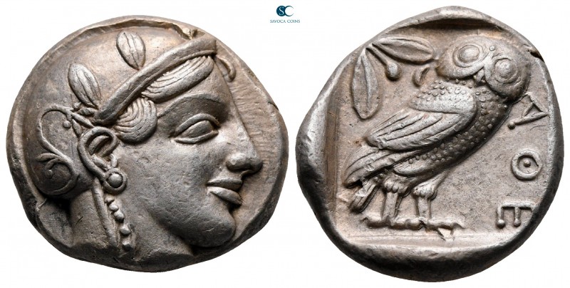 Attica. Athens circa 470-465 BC. Transitional issue
Tetradrachm AR

23 mm, 17...