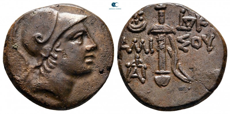 Pontos. Amisos. Time of Mithradates VI Eupator circa 120-63 BC. 
Bronze Æ

19...