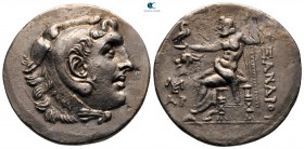 Lesbos. Methymna  circa 215-200 BC. In the name and types of Alexander III of Macedon. Tetradrachm AR