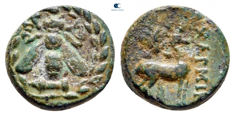 Ionia. Ephesos circa 202-150 BC. Charminos, magistrate
Bronze Æ

10 mm, 1,33 ...