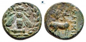 Ionia. Ephesos  circa 202-150 BC. Charminos, magistrate. Bronze Æ