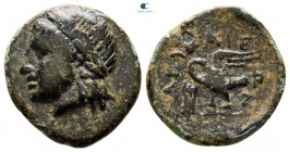 Ionia. Leukai  circa 360-340 BC. Bronze Æ