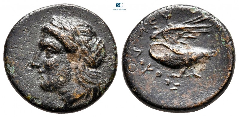Ionia. Leukai circa 350-300 BC. Louros, magistrate
Bronze Æ

16 mm, 3,39 g
...