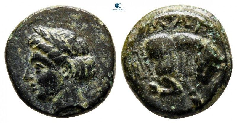 Ionia. Magnesia ad Maeander circa 400-350 BC. 
Bronze Æ

11 mm, 1,66 g

Lau...