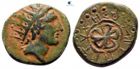Islands off Caria. Rhodos circa 100-27 BC. Epituches, magistrate.. Bronze Æ