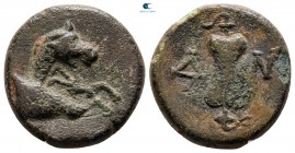 Pamphylia. Aspendos circa 400-300 BC. Bronze Æ