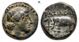 Seleukid Kingdom. Sardeis. Antiochos III Megas 222-187 BC. Struck ca. 222-187 BC. Bronze Æ