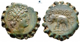 Seleukid Kingdom. Antioch on the Orontes. Antiochos VI Dionysos 144-142 BC.  Serrate Æ