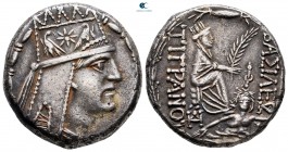 Kings of Armenia. Tigranocerta. Tigranes II "the Great" 95-56 BC. Tetradrachm AR