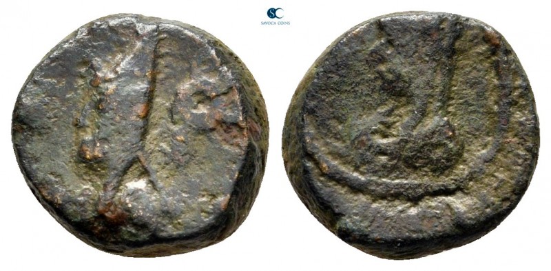 Kings of Sophene. Arkathiocerta (?). Mithradates I 150-100 BC. 
Chalkous Æ

1...