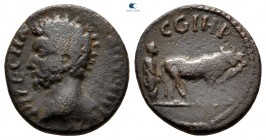 Mysia. Parion. Marcus Aurelius AD 161-180. Struck circa AD 161-162. Bronze Æ